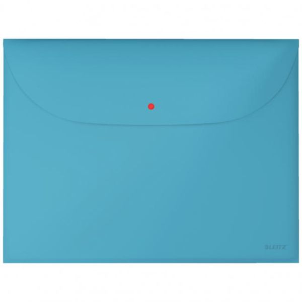 Plastový obal A4 s cvočkom Leitz Cosy kľudná modrá 3 ks 