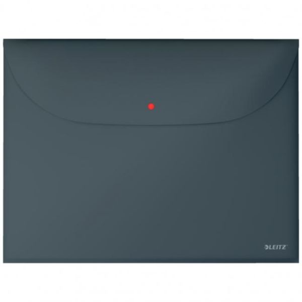 Plastový obal A4 s cvočkom Leitz Cosy zamatovo sivá 3 ks 