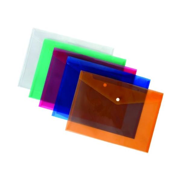 Plastový obal A4 s cvočkom Karton PP modrý 