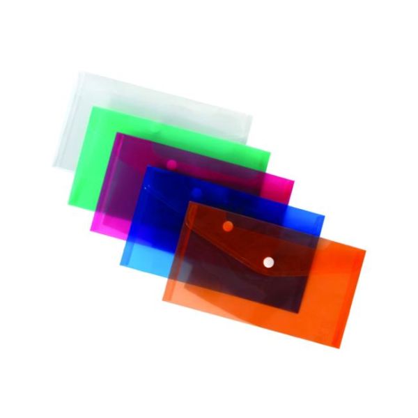 Plastový obal DL s cvočkom Karton PP číry 