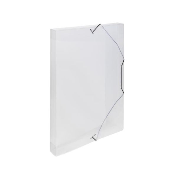 Plastový box s gumičkou Karton PP priehľadný číry 