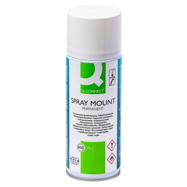 Lepidlo v spreji Q-CONNECT Quick Mount 400ml permanentné 