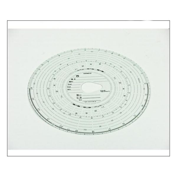 Tachografické kotúče Kienzle 125-24 4KA, 100 ks
