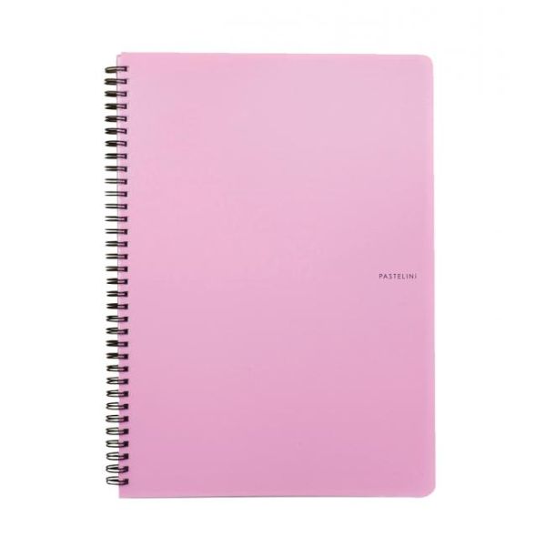 Poznámkový blok A4 Karton PP Pastelini ružový 