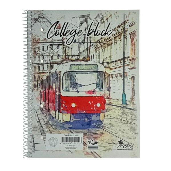 Blok College Notes A5 50 listov linajkový 