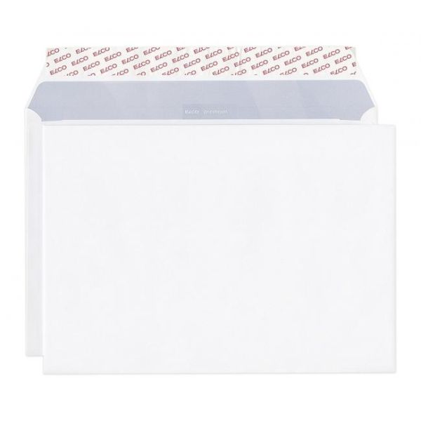 Poštové obálky C4 ELCO s páskou, bez okienka, 50 ks 