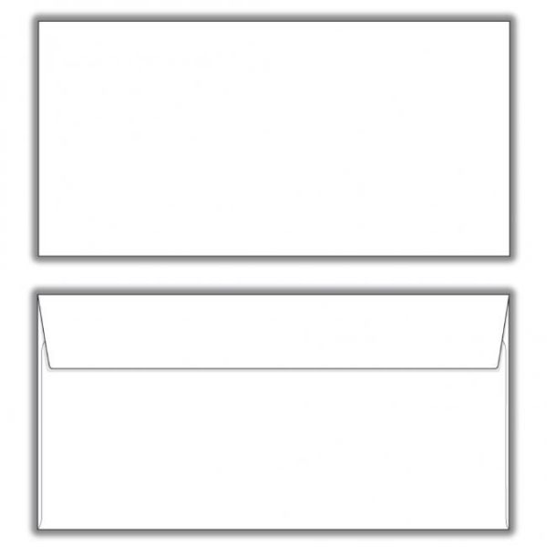 Poštové obálky DL s páskou, 1000 ks 