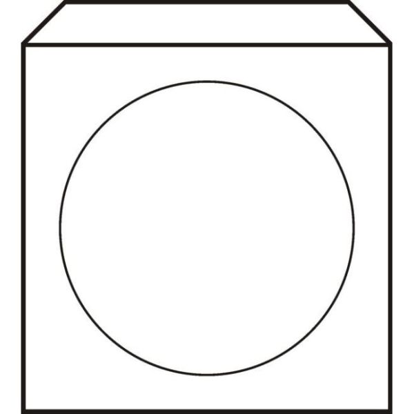 Obálky na CD 125x125 s okienkom 100 ks 