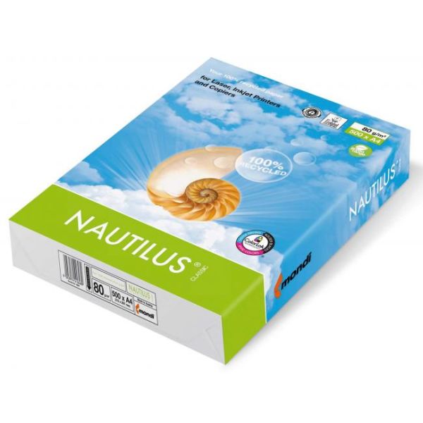 Kopírovací papier Nautilus Classic recyklovaný A4, 80g, CIE 112 