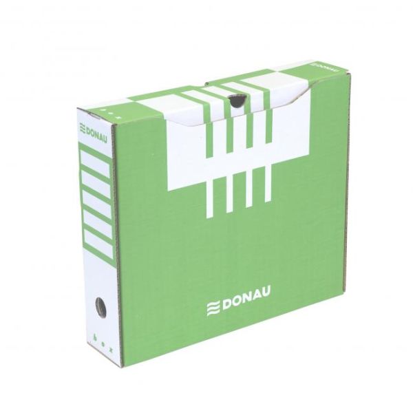 Archívny box DONAU 80mm zelený 
