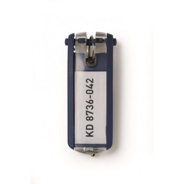 Menovky na kľúče DURABLE KEY CLIP modré 6ks 