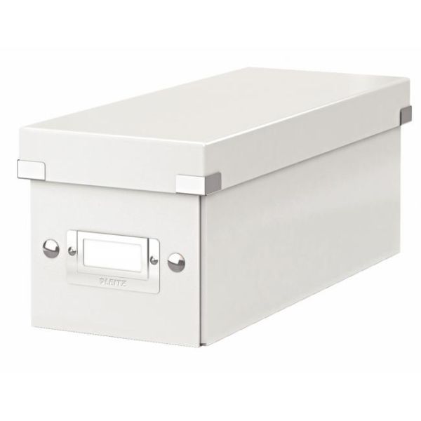 Škatuľa na CD, LEITZ "Click&Store", biela