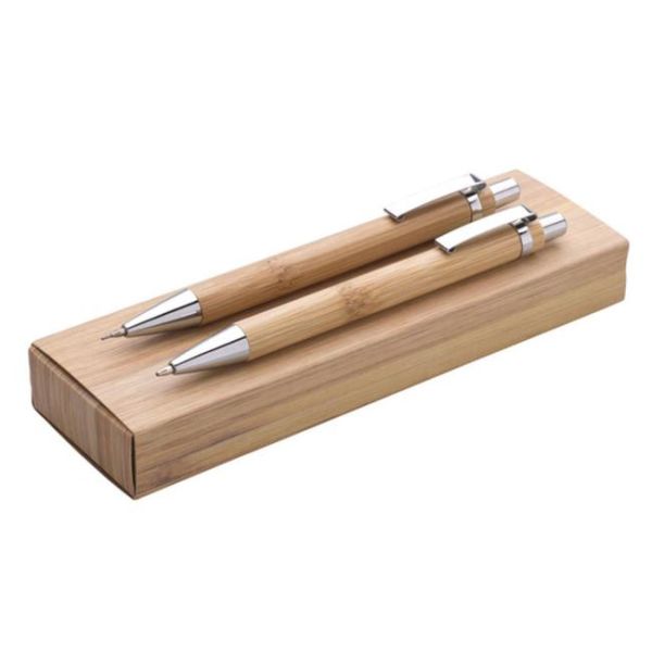 Darčeková sada - guľôčkové pero + mikroceruzka TURAL natur