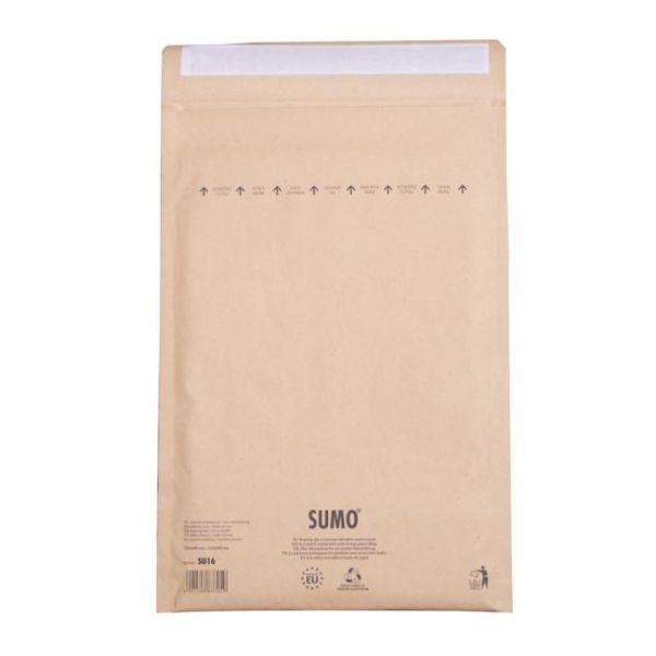 Bublinkové obálky recyklované SUMO 23,5x34cm hnedé 