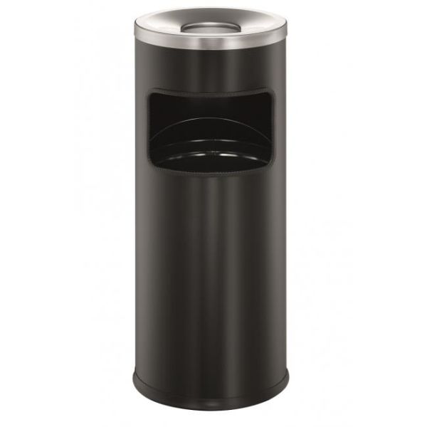 Kôš s popolníkom 17 ℓ čiierny 