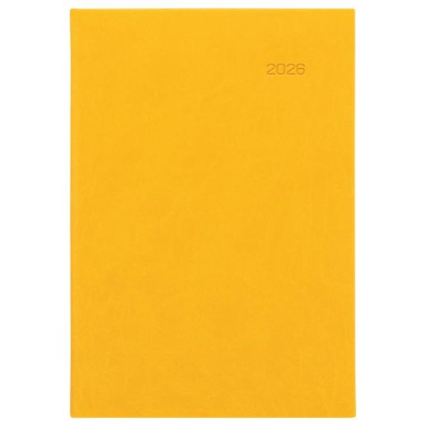 Diár Viva denný A5 14,8 x 21 cm žltý 2026 