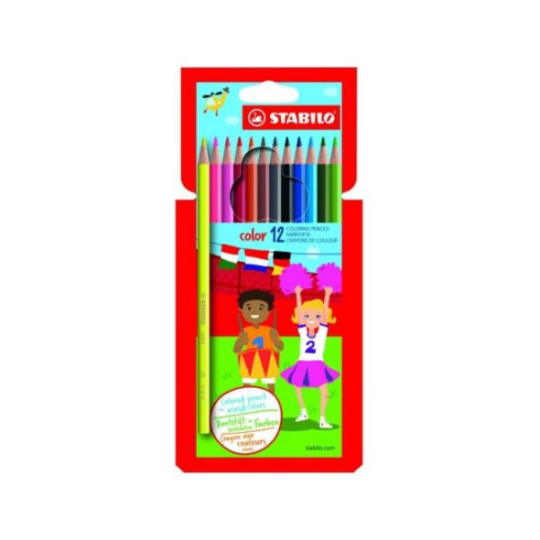 Farbičky STABILO Color 10+2neon 