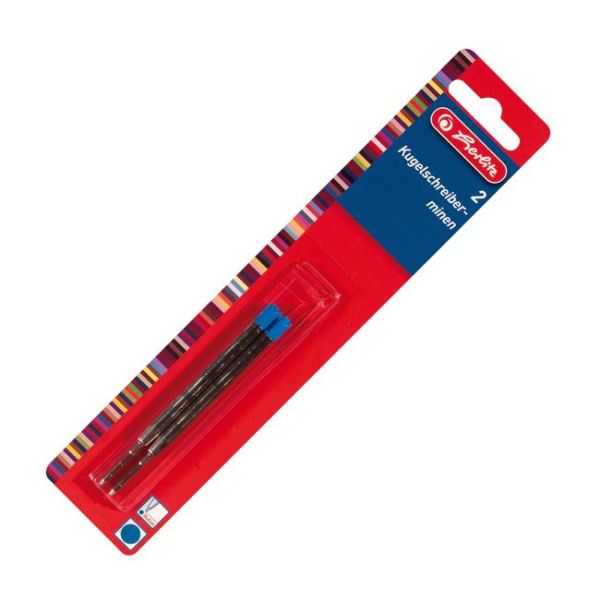 Náhradná náplň do guľôčkového pera Herlitz 2 ks v blistri 