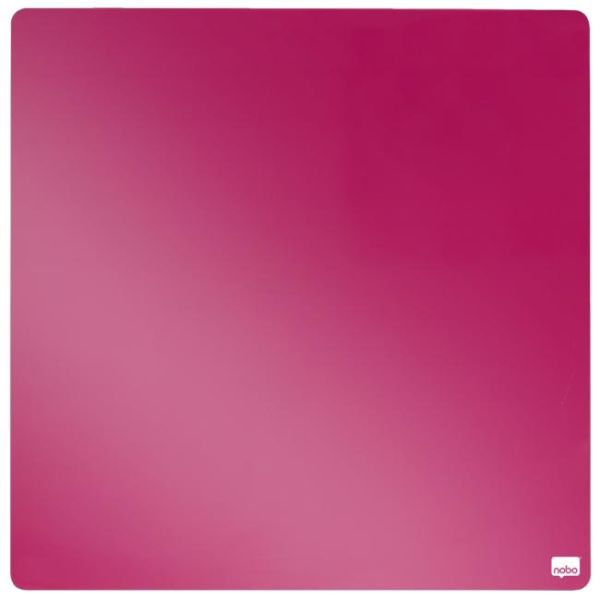 Magnetická tabuľa Nobo 36x36cm ružová