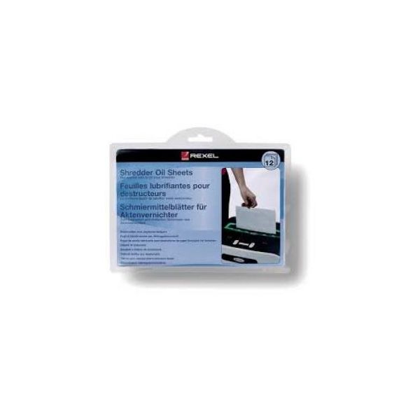 Olejovacie listy pre skartovačky Rexel (12)