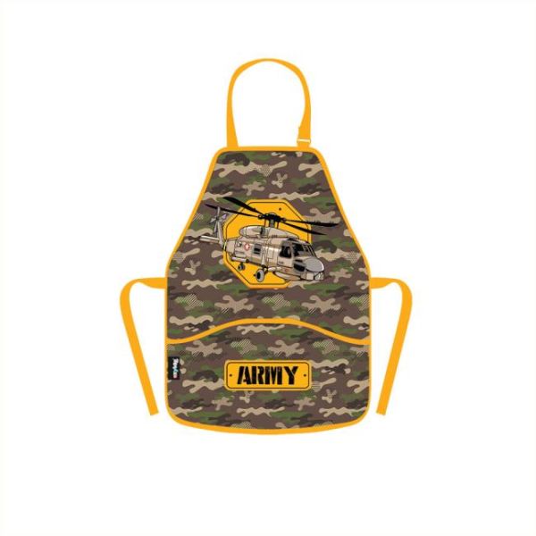 Detská zástera Karton PP 15x25x1,5cm Helikoptéra