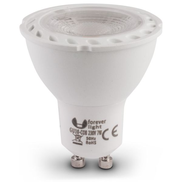 LED žiarovka GU10, 7W, 230V, 3000K, biela teplá