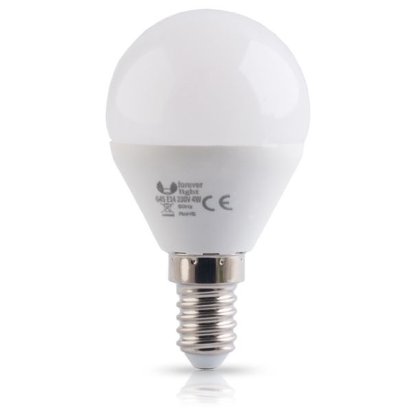 LED žiarovka E14, 4W, 230V, 3000K, biela teplá