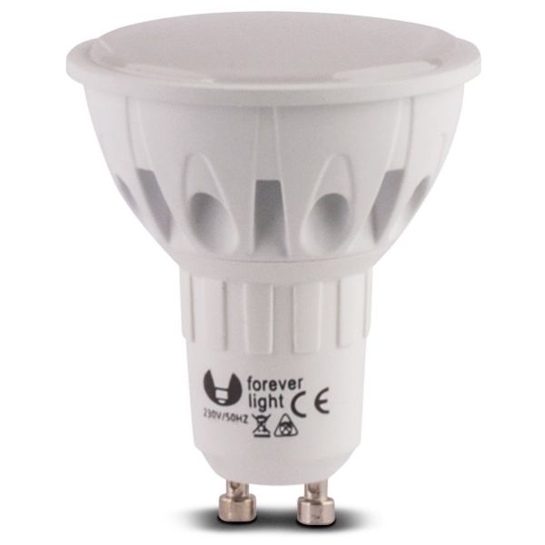 LED žiarovka GU10, 5W, 230V, biela studená