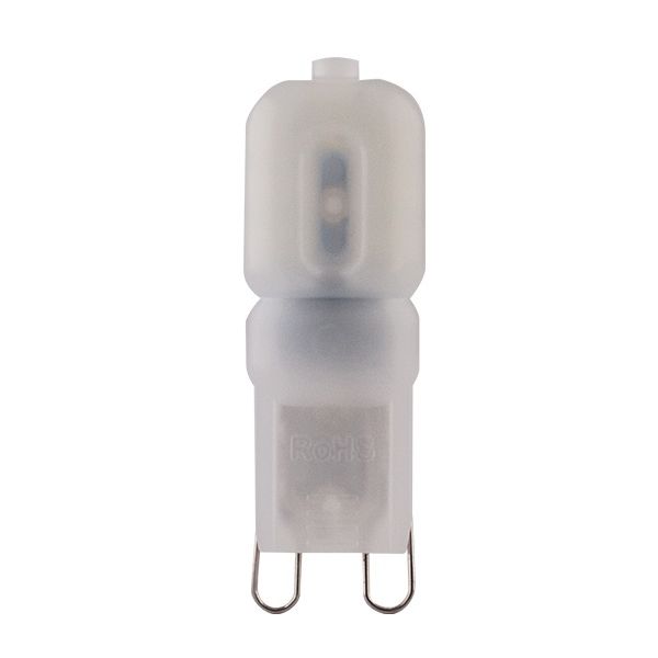 LED žiarovka G9, 2,5W, 230V, 3000K, biela teplá mliečna
