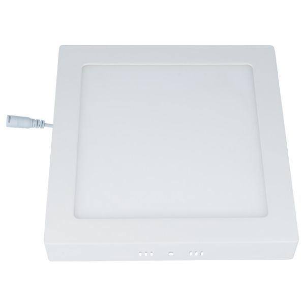 LED stropné svietidlo 18W, 3000K, biela teplá, štvorcové