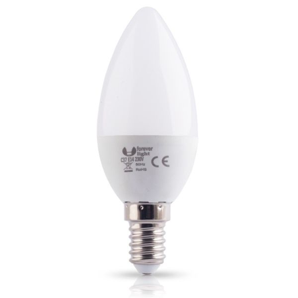LED žiarovka E14, 7W, 230V, 4500K, biela neutrálna
