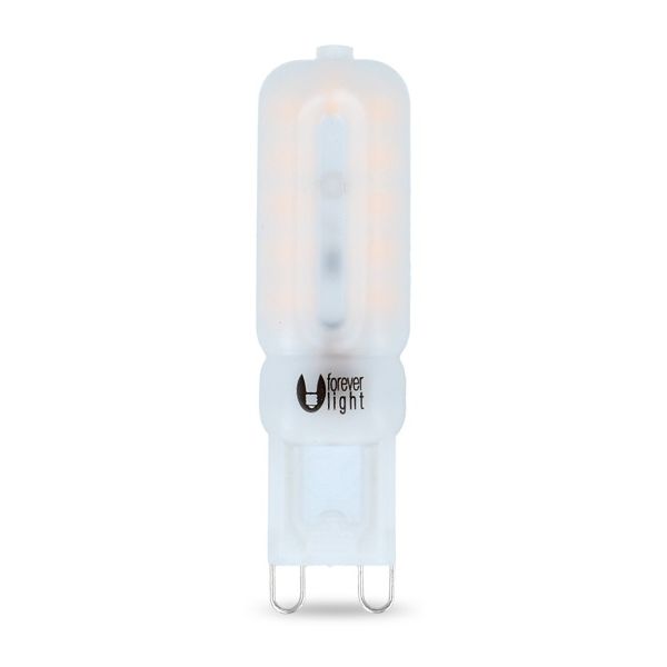 LED žiarovka G9, 5W, 230V, 3000K, biela teplá mliečna