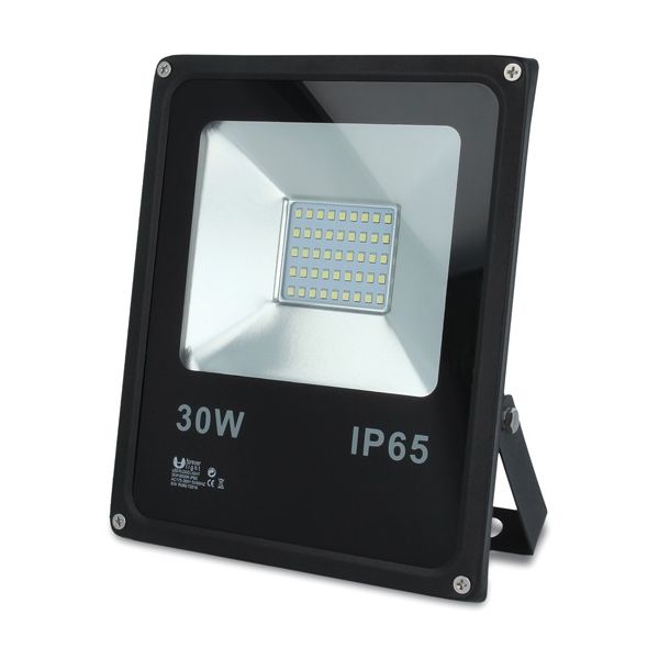 LED reflektor 30W, 6000K, biela studená