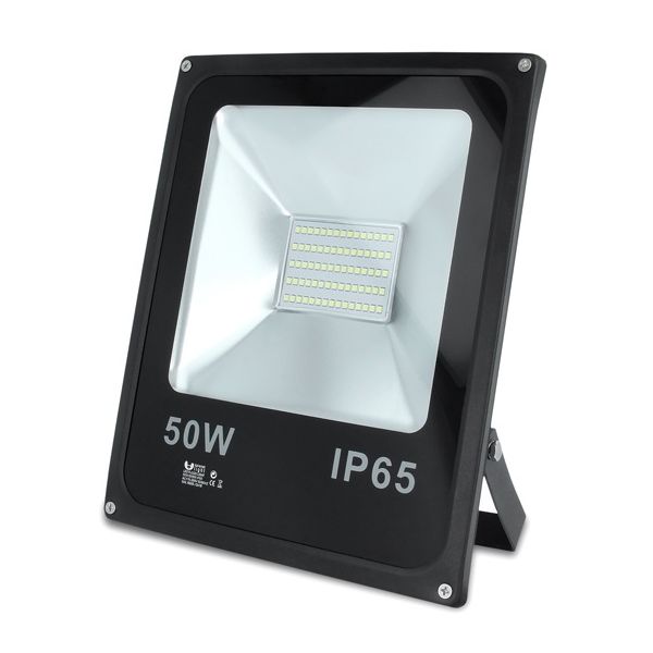 LED reflektor 50W, 6000K, biela studená