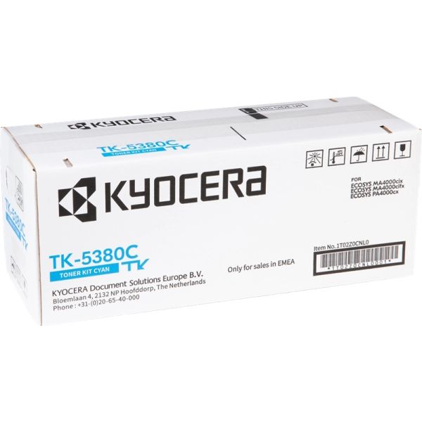 Toner Kyocera TK-5380C, TK5380C, 1T02Z0CNL0, azúrová (cyan), originál