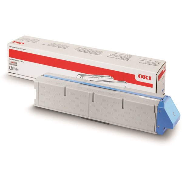 Toner OKI 45536555, Pro9431, Pro9541, Pro9542, azúrová (cyan), originál