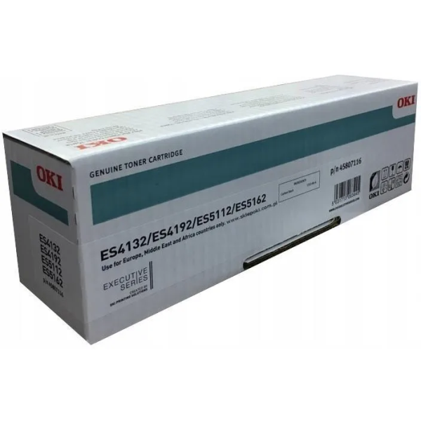 Toner OKI 45807116, ES4132, ES4192, ES5112, ES5162, čierna (black), originál