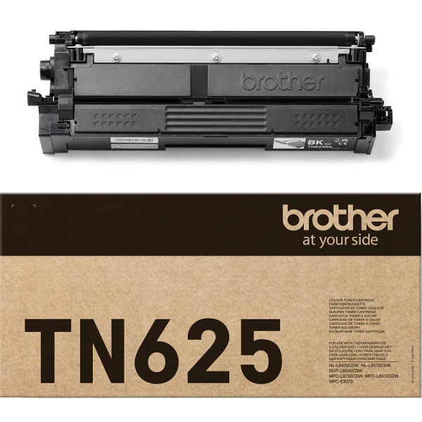 Toner Brother TN-625BK, TN625BK, čierna (black), originál