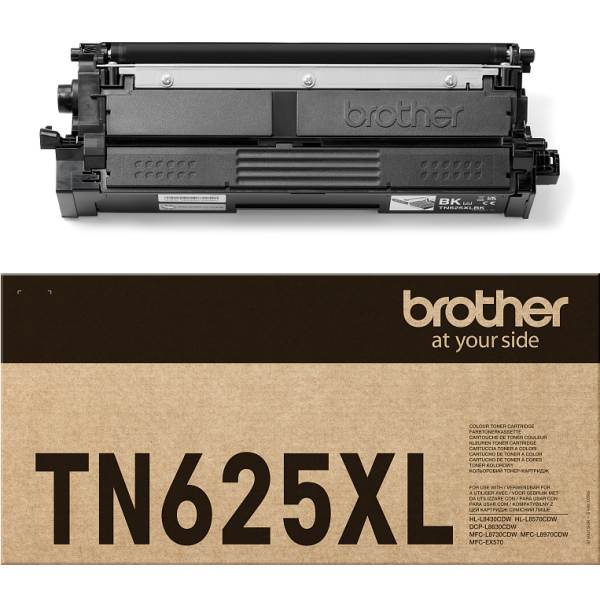 Toner Brother TN-625XLBK, TN625XLBK, čierna (black), originál