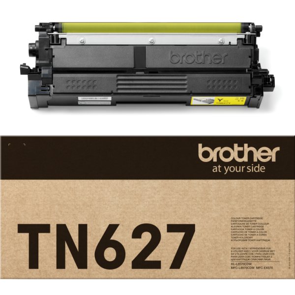 Toner Brother TN-627Y, TN627Y, žltá (yellow), originál