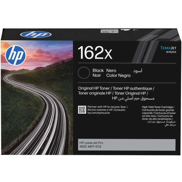Toner HP 162X, W1620X, čierna (black), originál