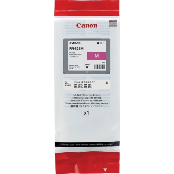 Cartridge Canon PFI-321M, 6269C001, purpurová (magenta), originál
