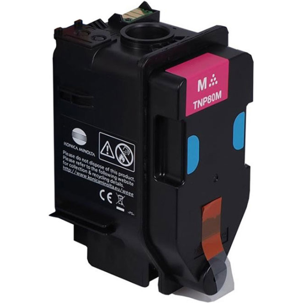 Toner Konica Minolta TNP80M, AAJW352, purpurová (magenta), alternatívny