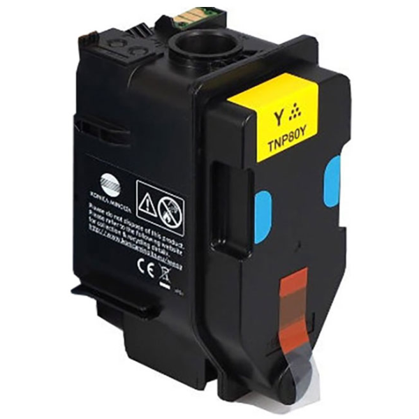 Toner Konica Minolta TNP80Y, AAJW252, žltá (yellow), alternatívny