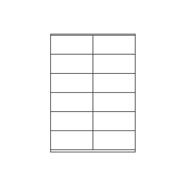 Samolepiace etikety 105,0 x 48,0