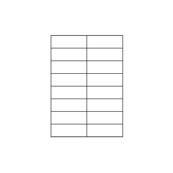 Samolepiace etikety 105,0 x 37,0