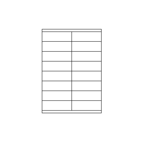 Samolepiace etikety 105,0 x 35,0