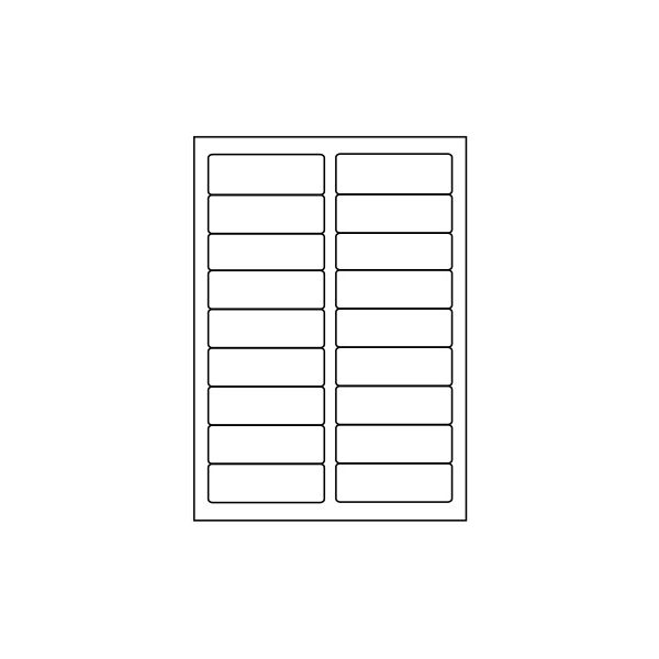 Samolepiace etikety 90,0 x 30,0