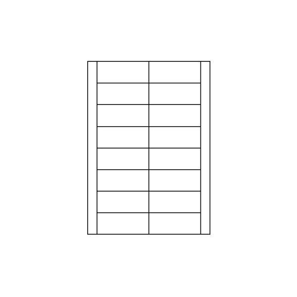 Samolepiace etikety 89,0 x 37,0