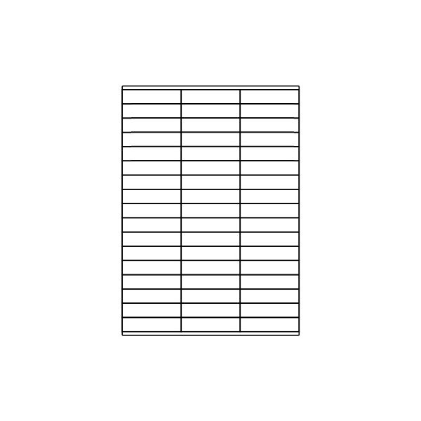 Samolepiace etikety 70,0 x 16,9